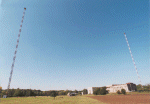 Masts of 150 m high T-antenna